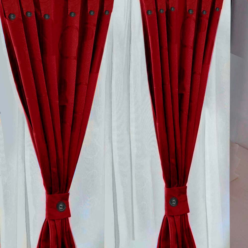 Cortinas Jacquard Anti Luz 280x220 Cm