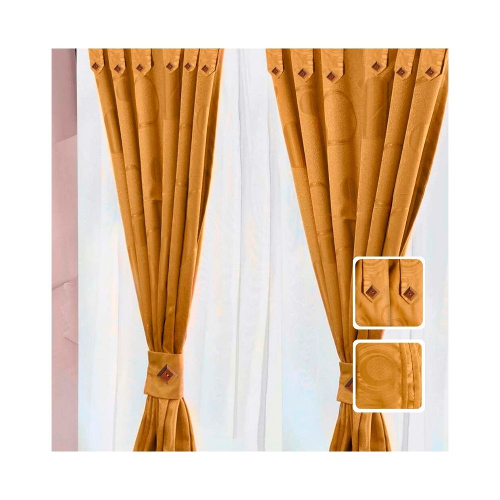 Cortinas Jacquard Anti Luz 280x220 Cm