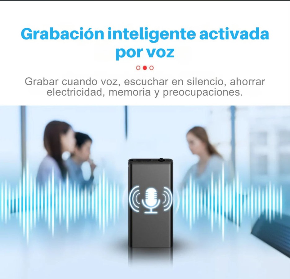 🎙️ MINI GRABADORA DE VOZ PORTÁTIL🎙️