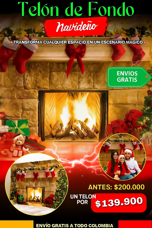 TELON DE PARED NAVIDEÑO