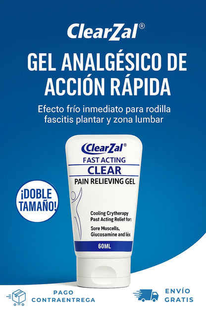 2x1 ClearZal Pain Relieving Gel – Alivio Rápido y Profundo