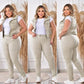 CONJUNTO 4 PIEZAS - BLUSA,CHALECO,PANTALON, CORREA